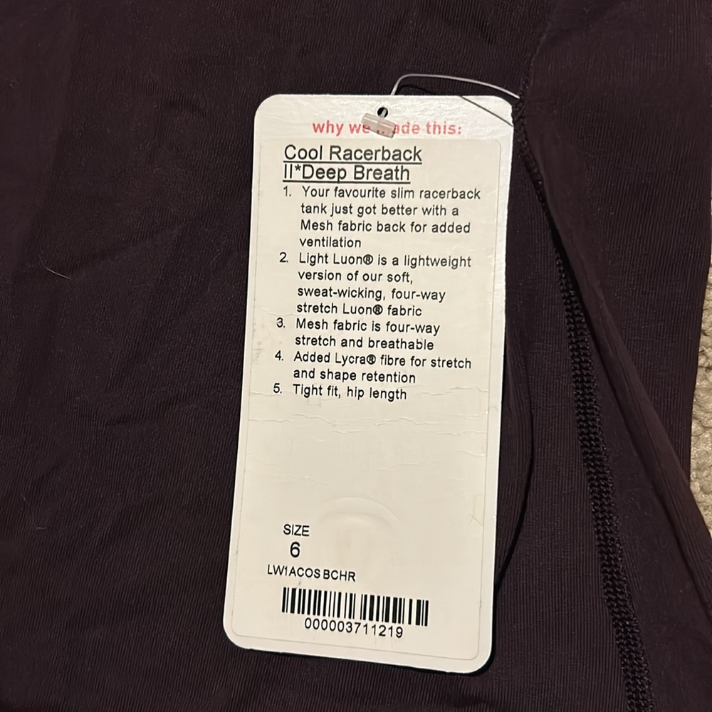 Women's Purple Tank Top - Picture 5 of 5